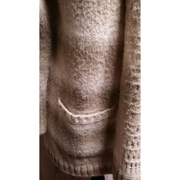 Eddie Bauer Women’s Medium Beige Open Front Cardigan - Picture 3 of 5